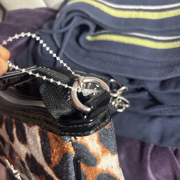 Paris Hilton Brown Leopard Shoulder Bag - Picture 3 of 9